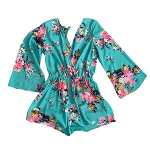 Vibrant Floral Romper